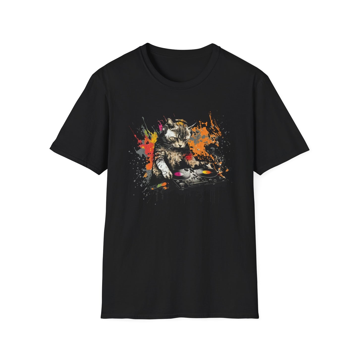 Cat DJ T-Shirt