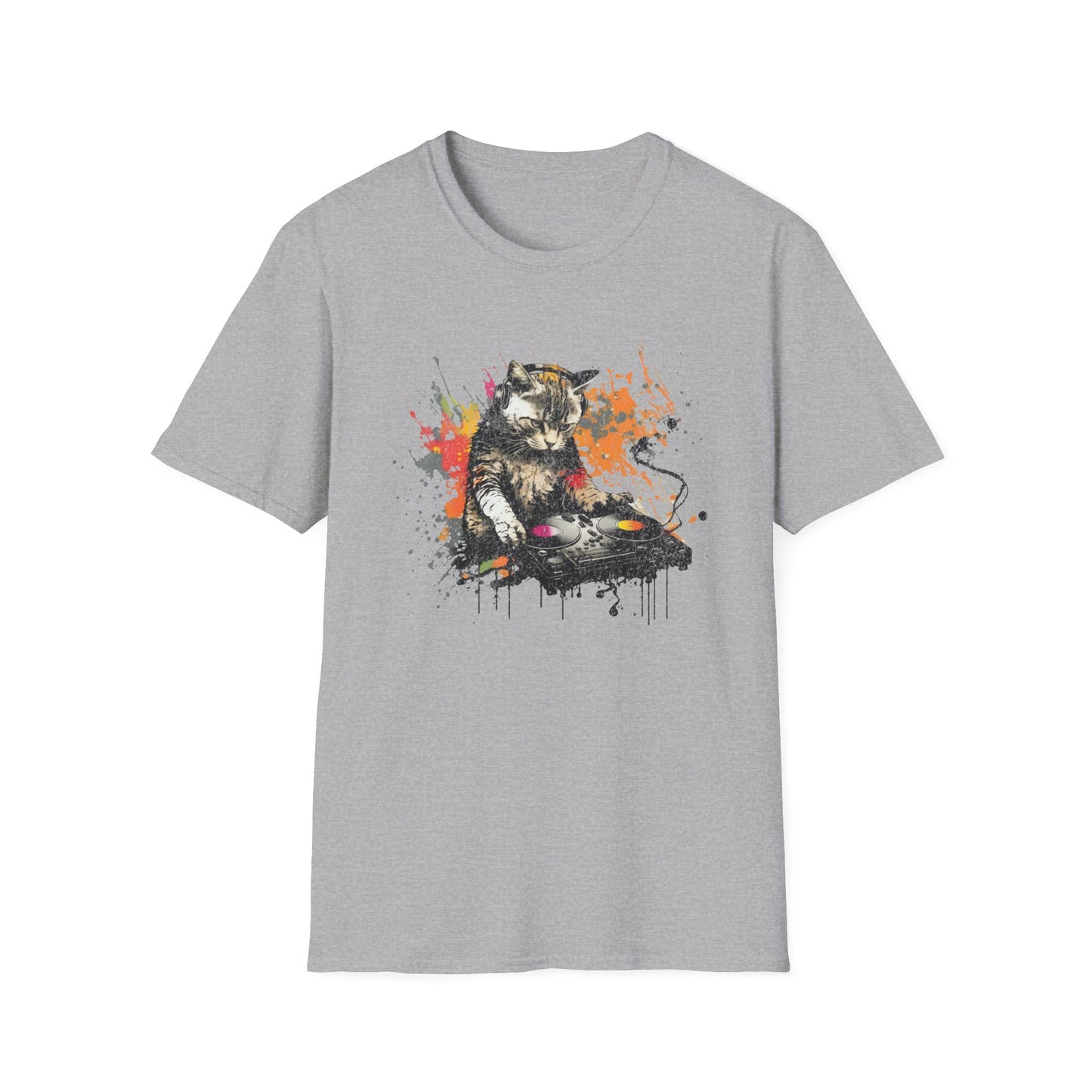 Cat DJ T-Shirt