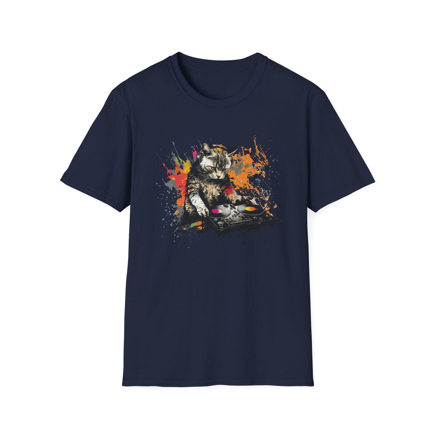 Cat DJ T-Shirt