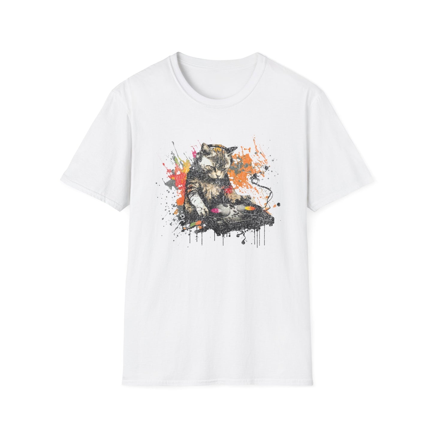 Cat DJ T-Shirt