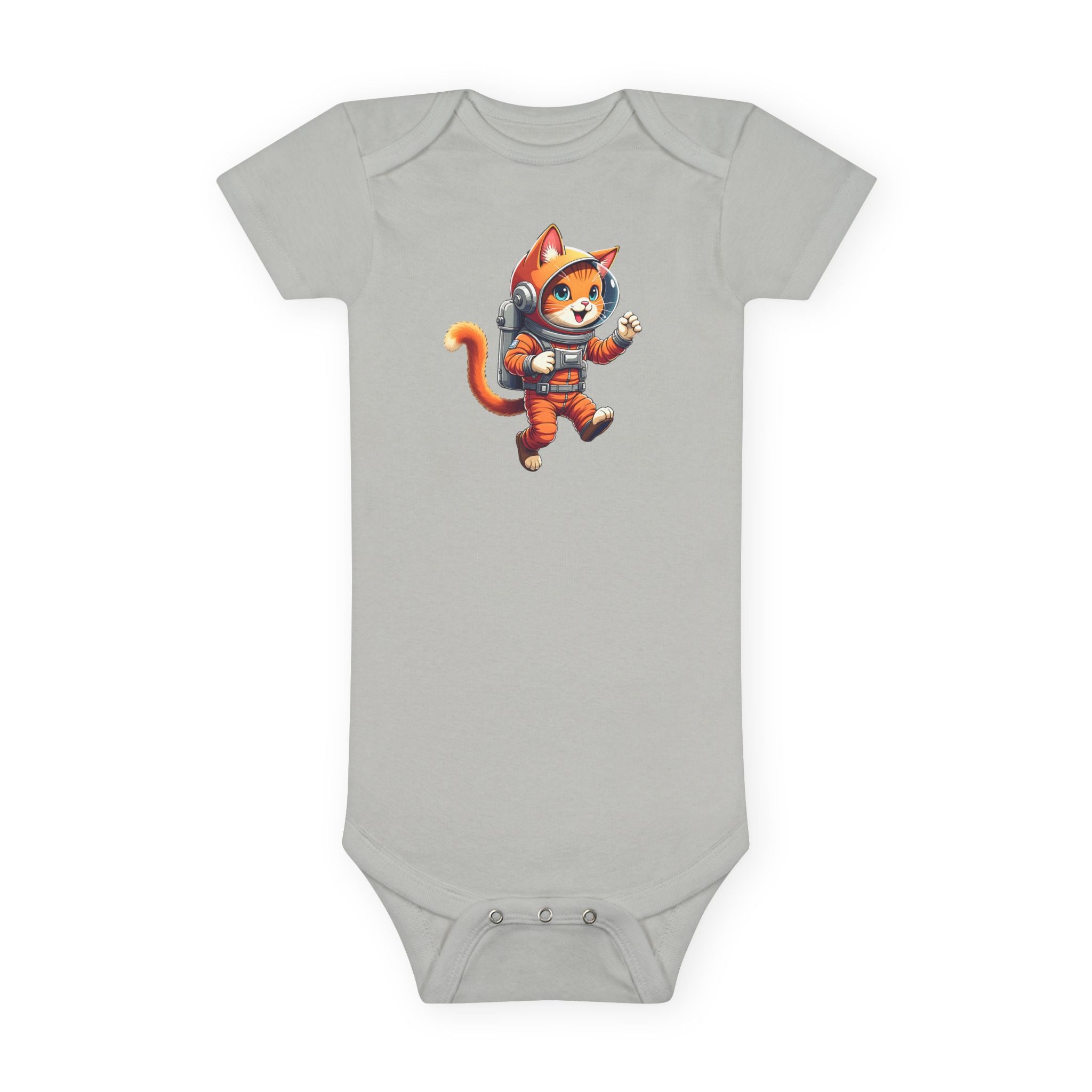 Astronaut Cat Baby Onesie – Cute Space Kitty Infant Bodysuit