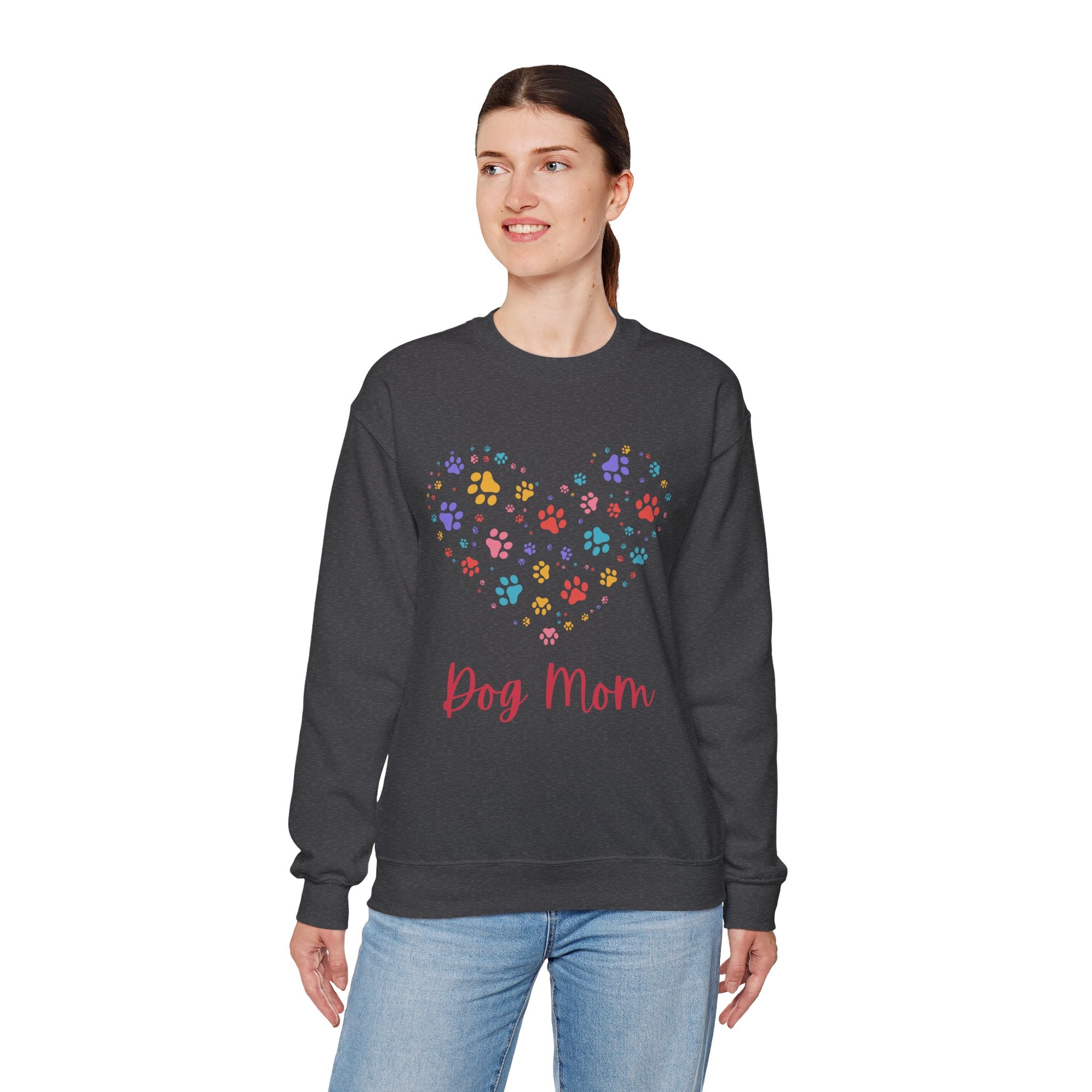 Dog Mom Crewneck Sweatshirt