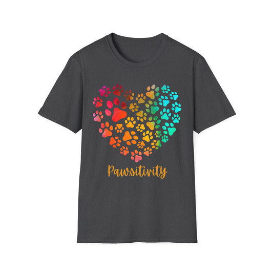 Pawsitivity Heart T-Shirt