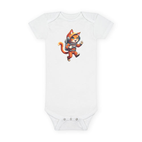 Astronaut Cat Baby Onesie – Cute Space Kitty Infant Bodysuit