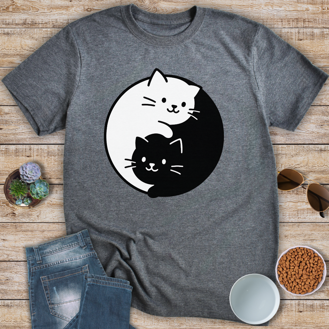 Yin Yang Cats T-Shirt