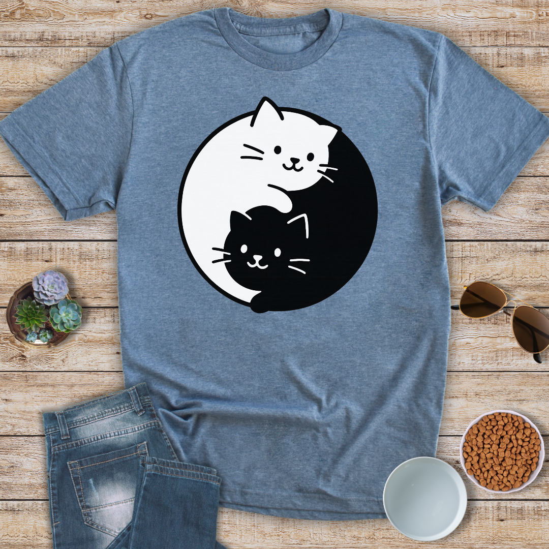 Yin Yang Cats T-Shirt