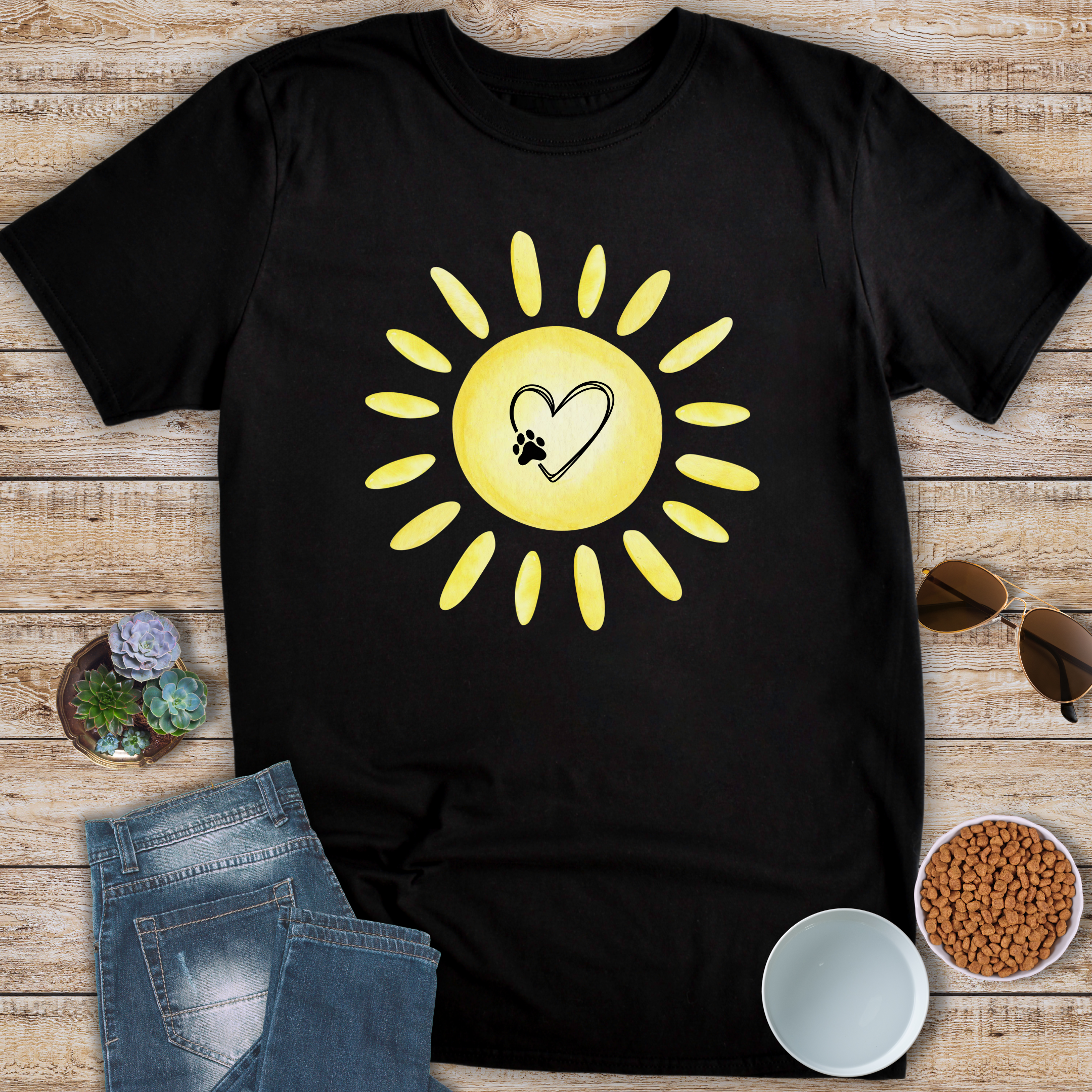 Sunshine and Paws T-Shirt