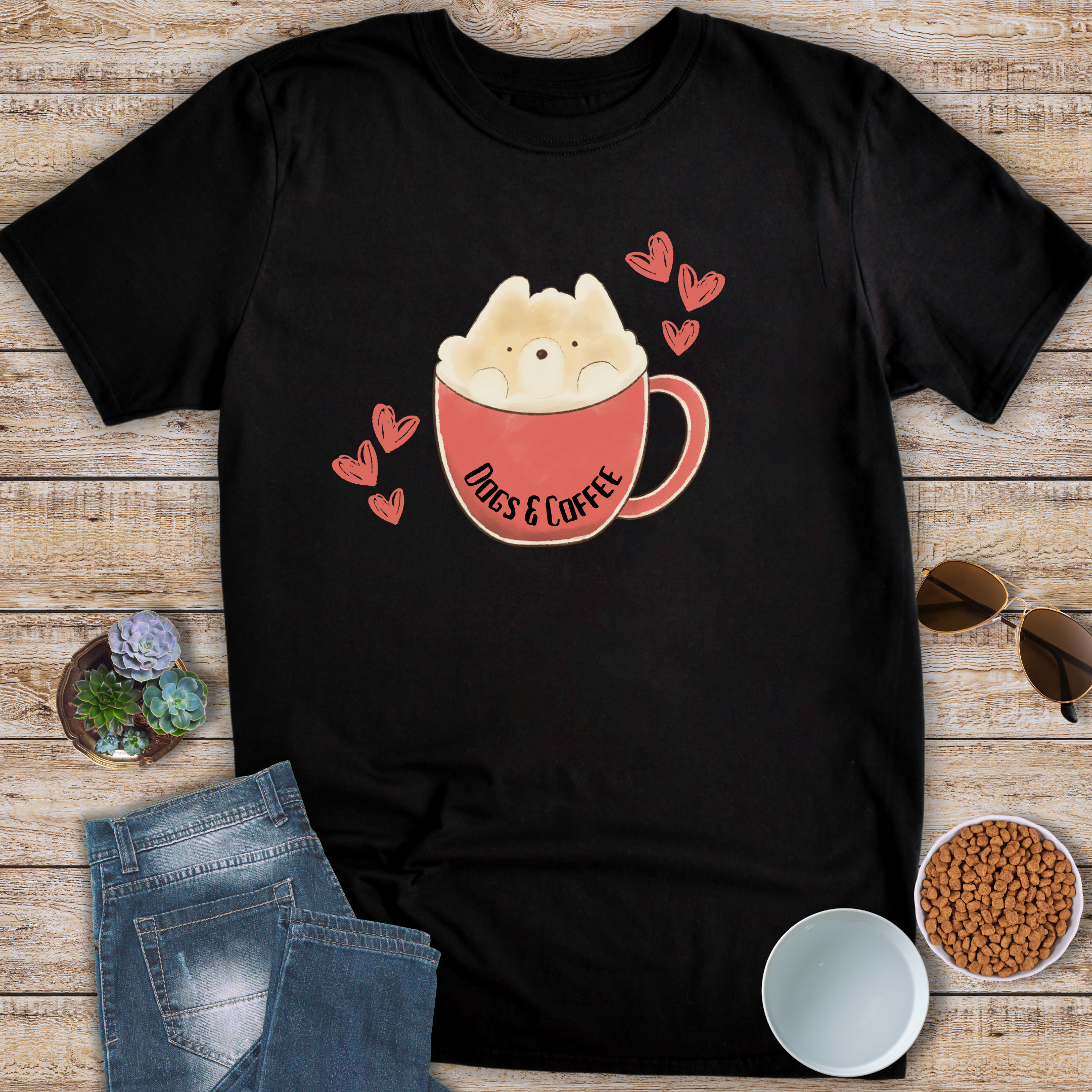 Dogs & Coffee T-Shirt
