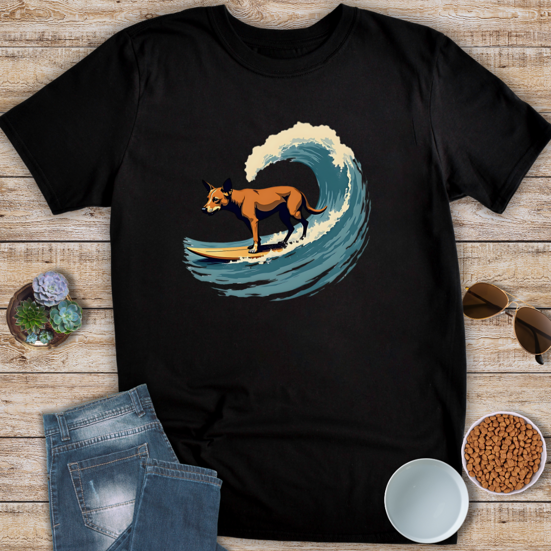 Surfing Dog T-Shirt