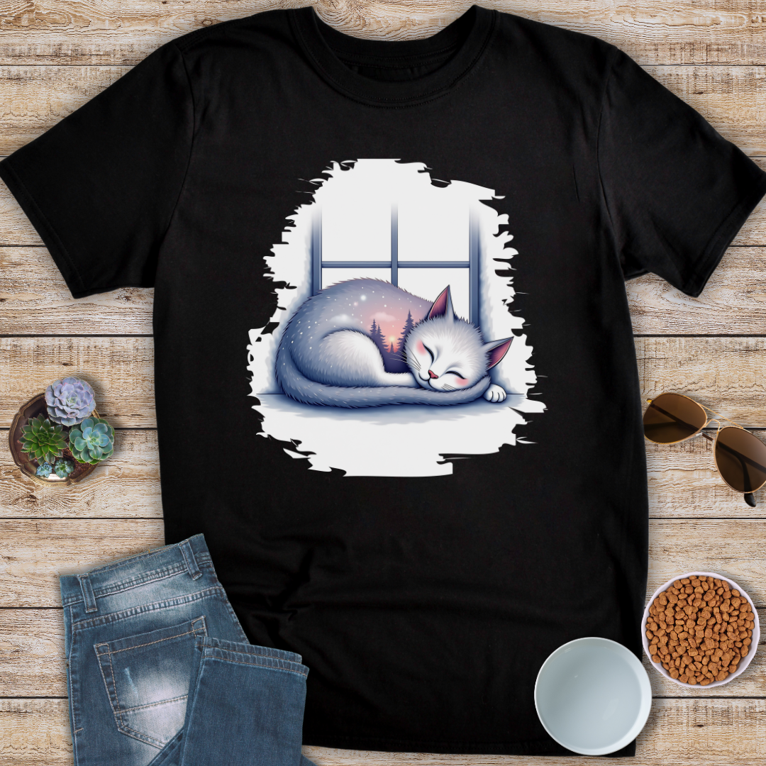 Sleeping Mystical Cat T-Shirt