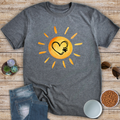 Orange Sun Paw Love T-Shirt