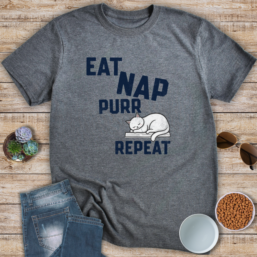 Eat Nap Purr Repeat T-Shirt