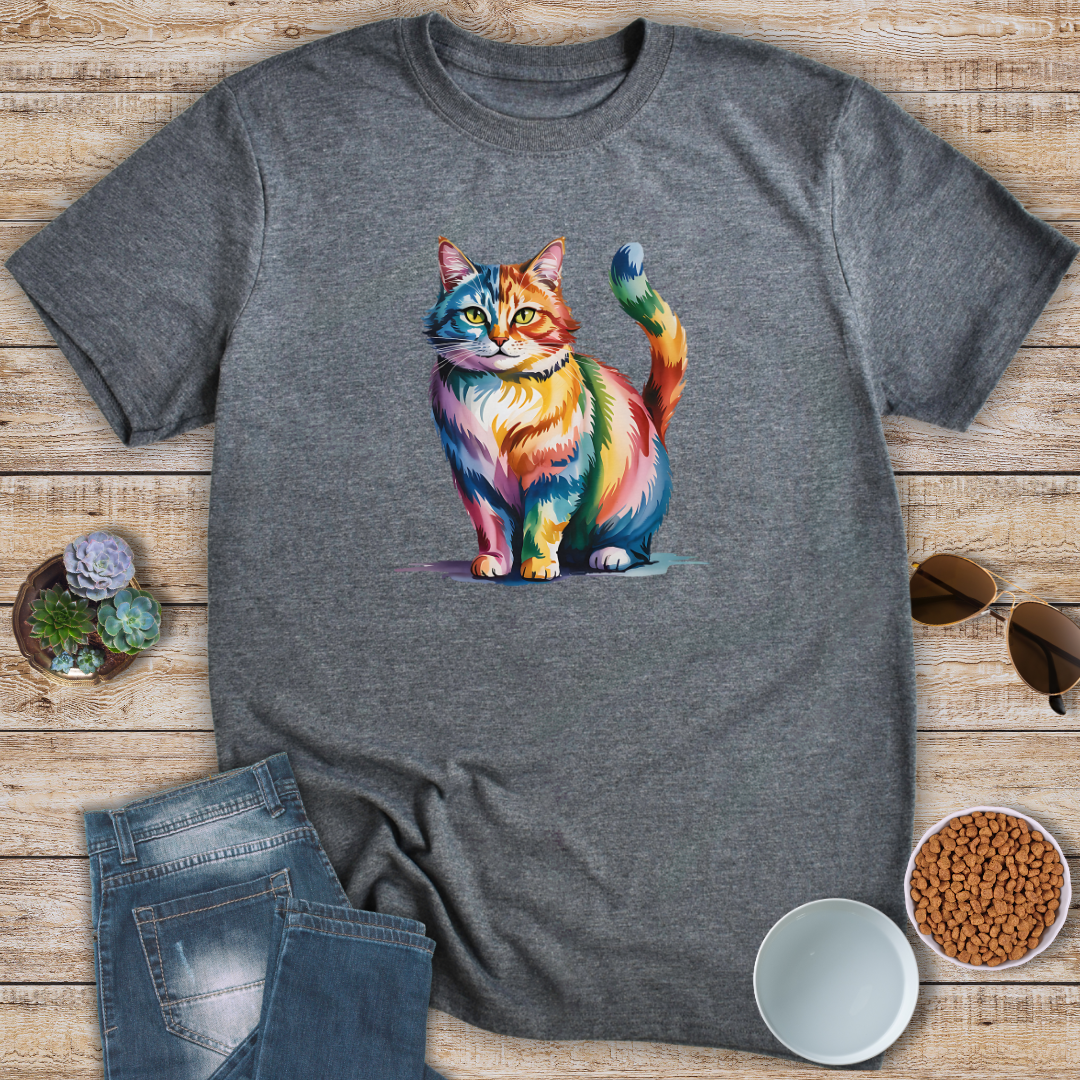 Watercolor Cat T-Shirt