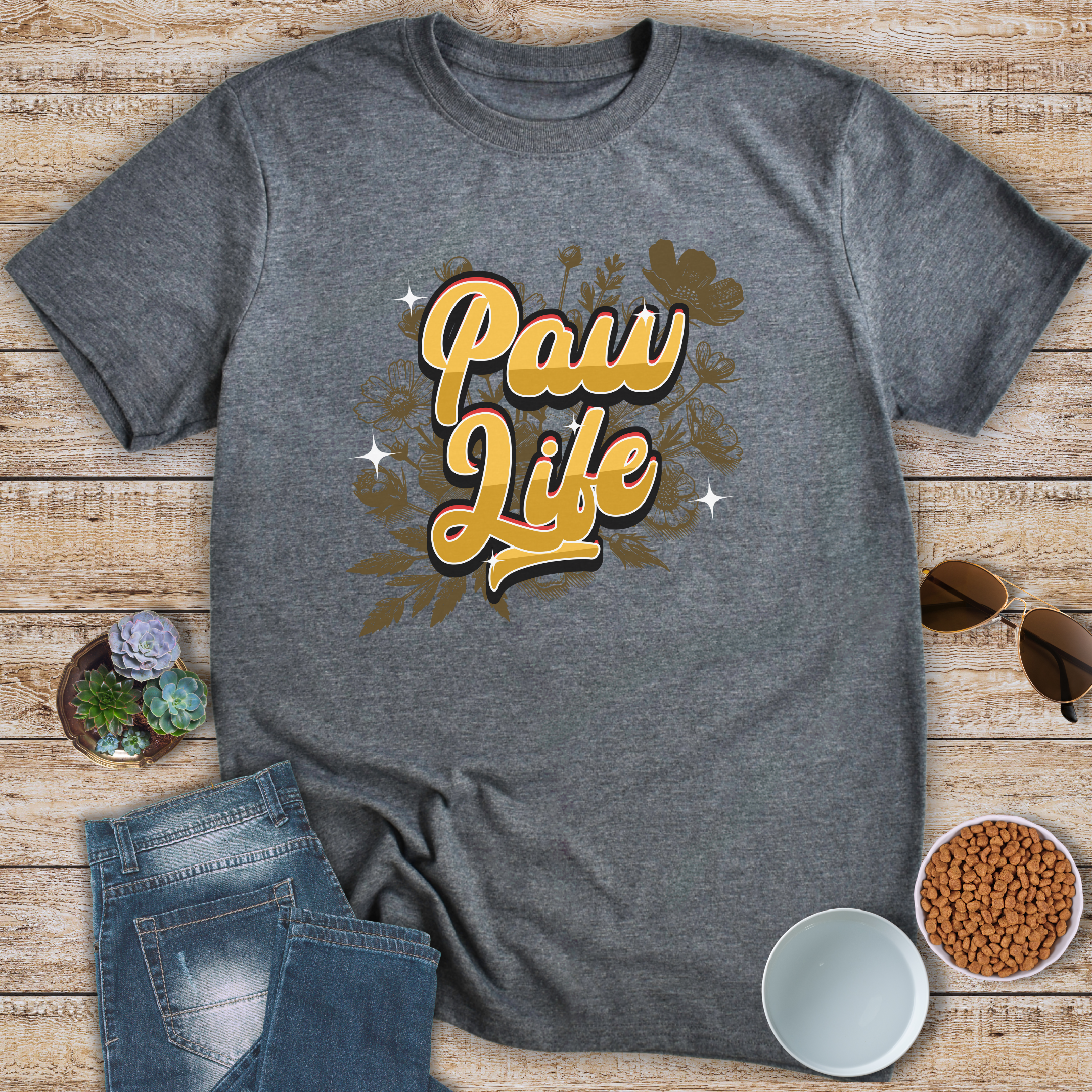 Paw Life Bling T-Shirt
