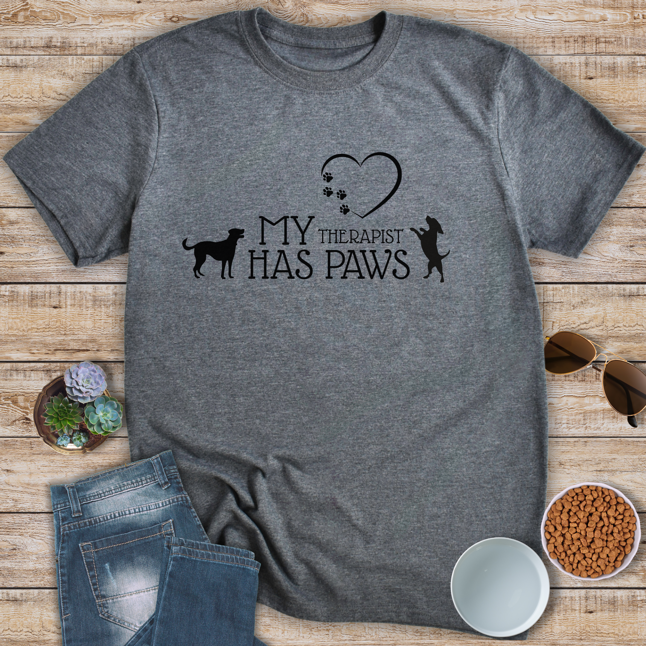 My Therapist Has Paws T-Shirt