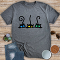 Three Mischievous Cats T-Shirt