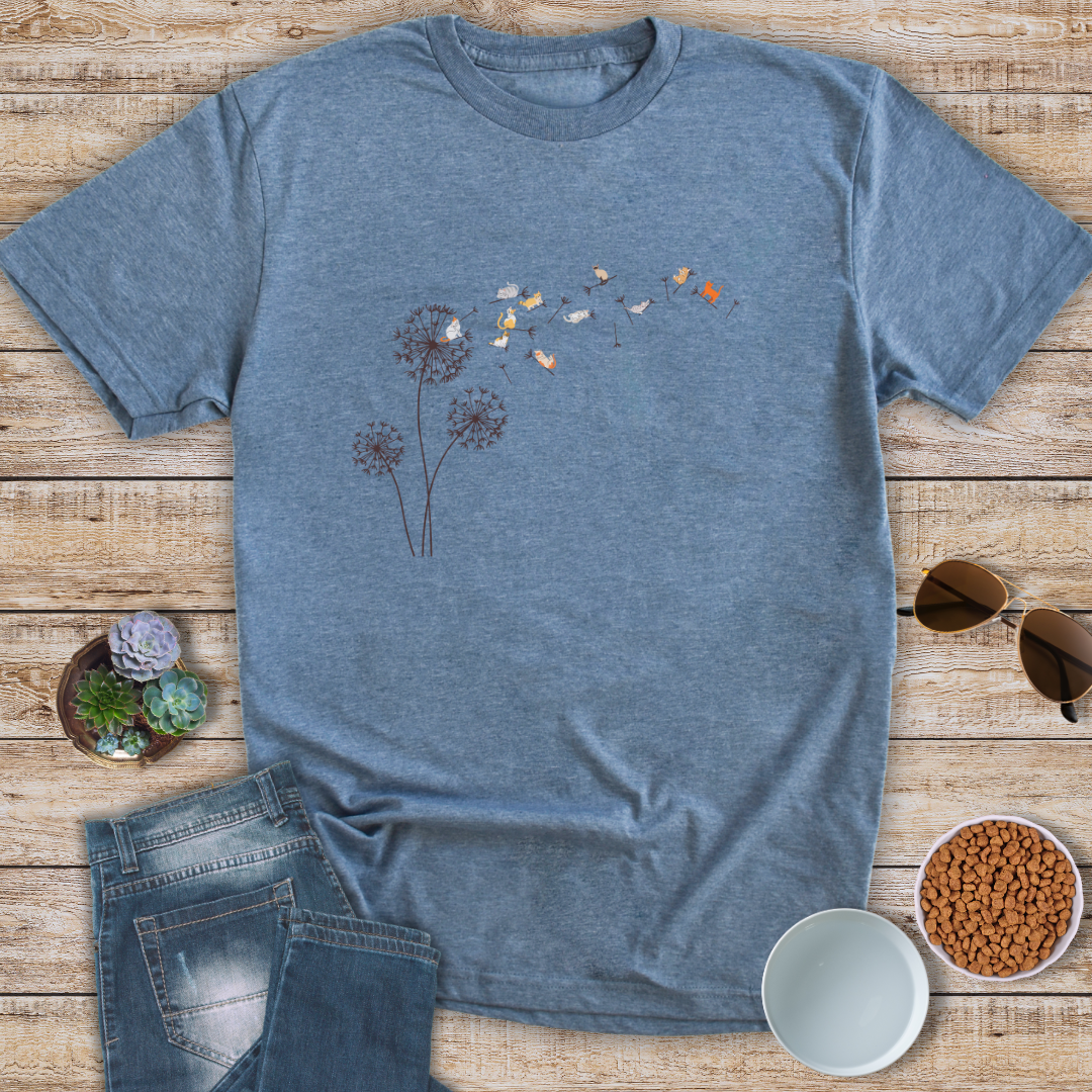 Dandelion Cats T-Shirt