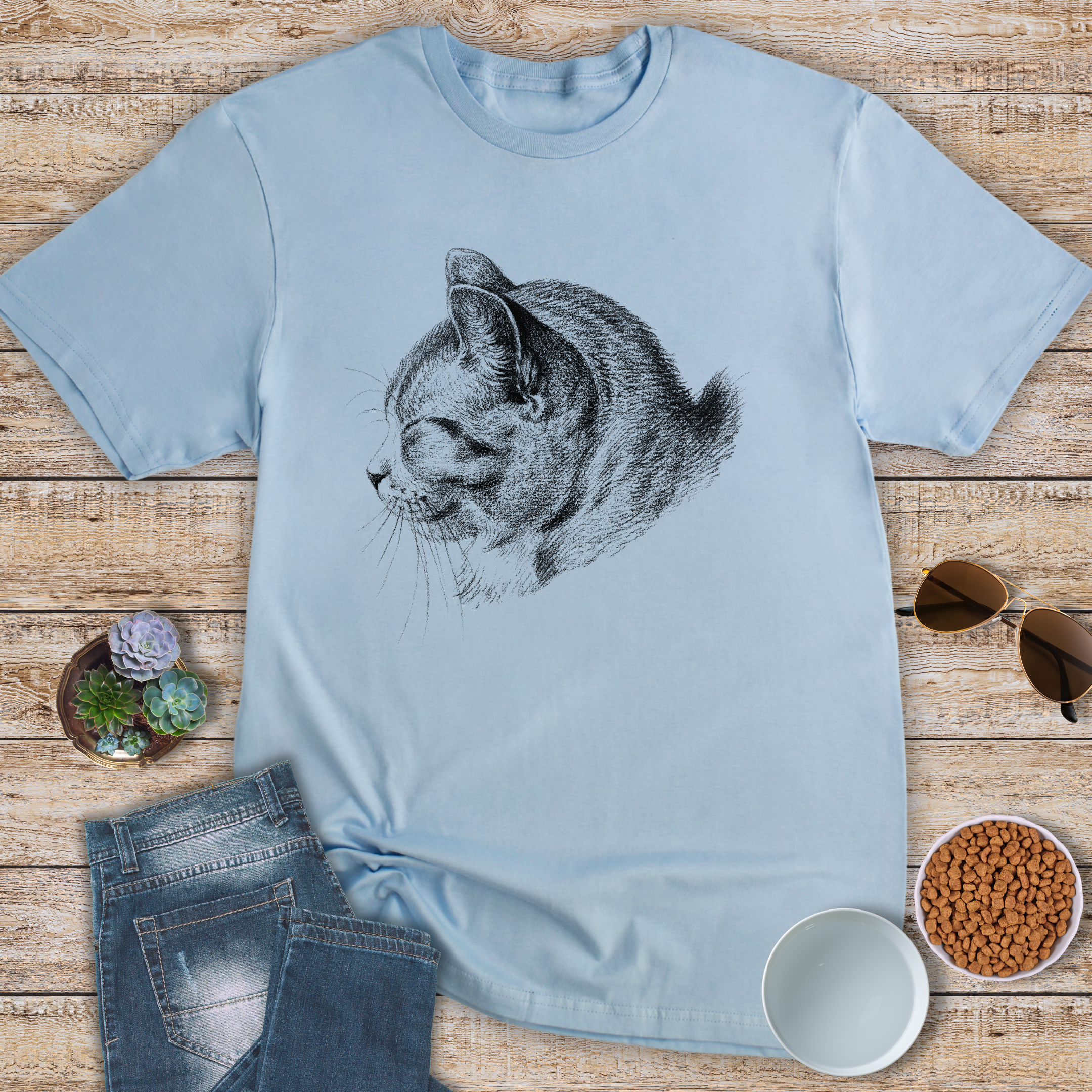 Content Cat Profile T-Shirt