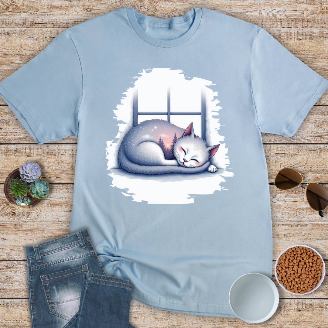 Sleeping Mystical Cat T-Shirt