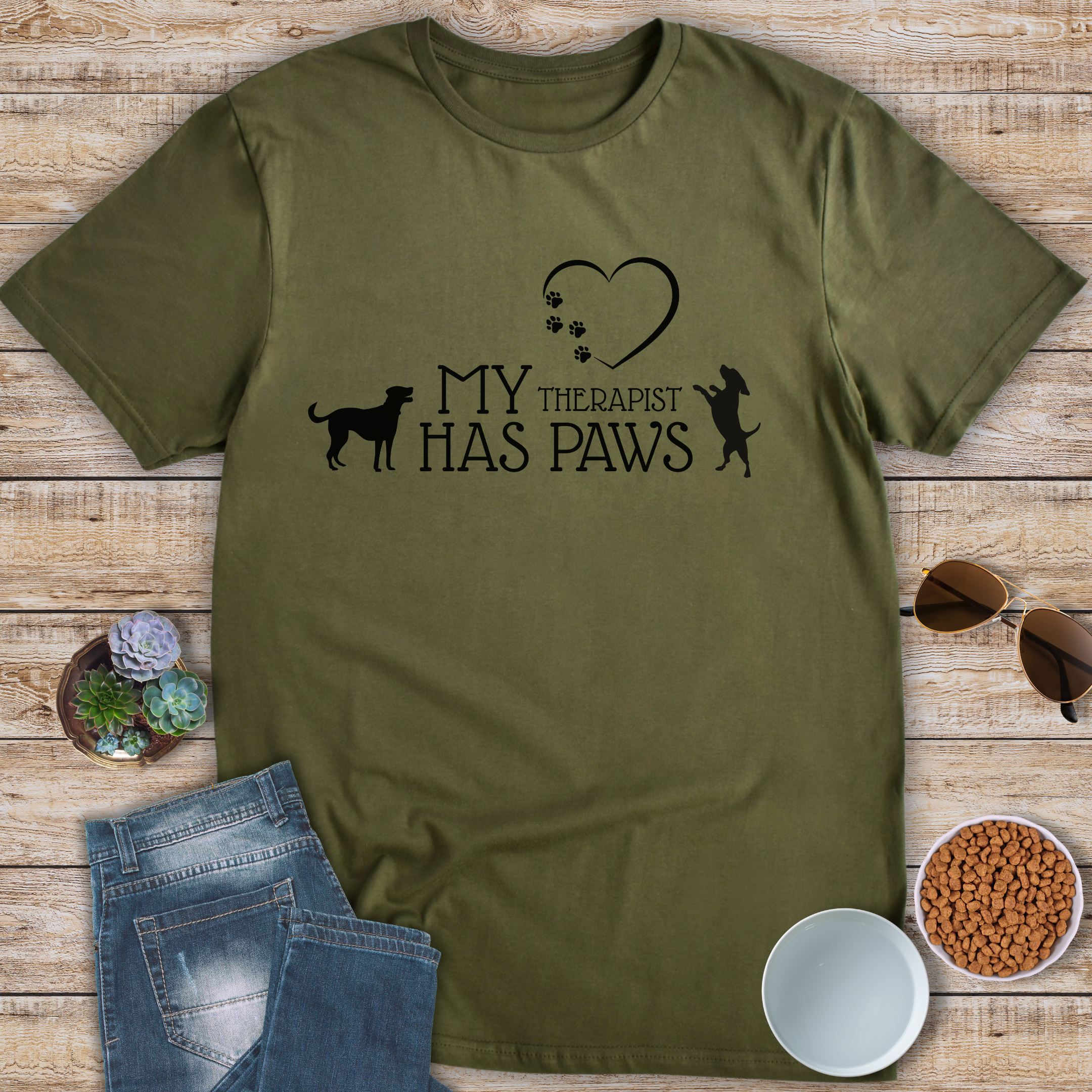 My Therapist Has Paws T-Shirt