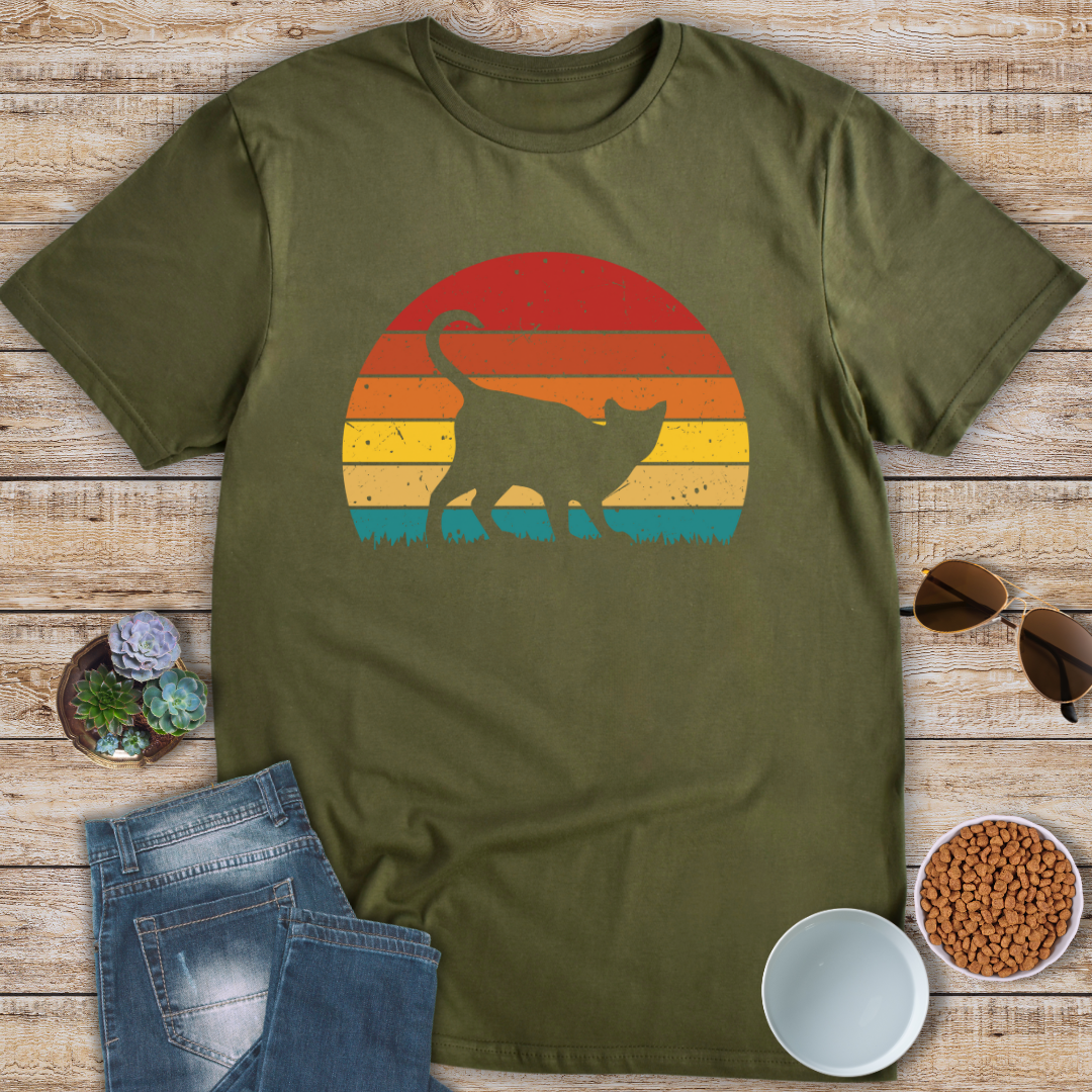 Sunset Cat T-Shirt