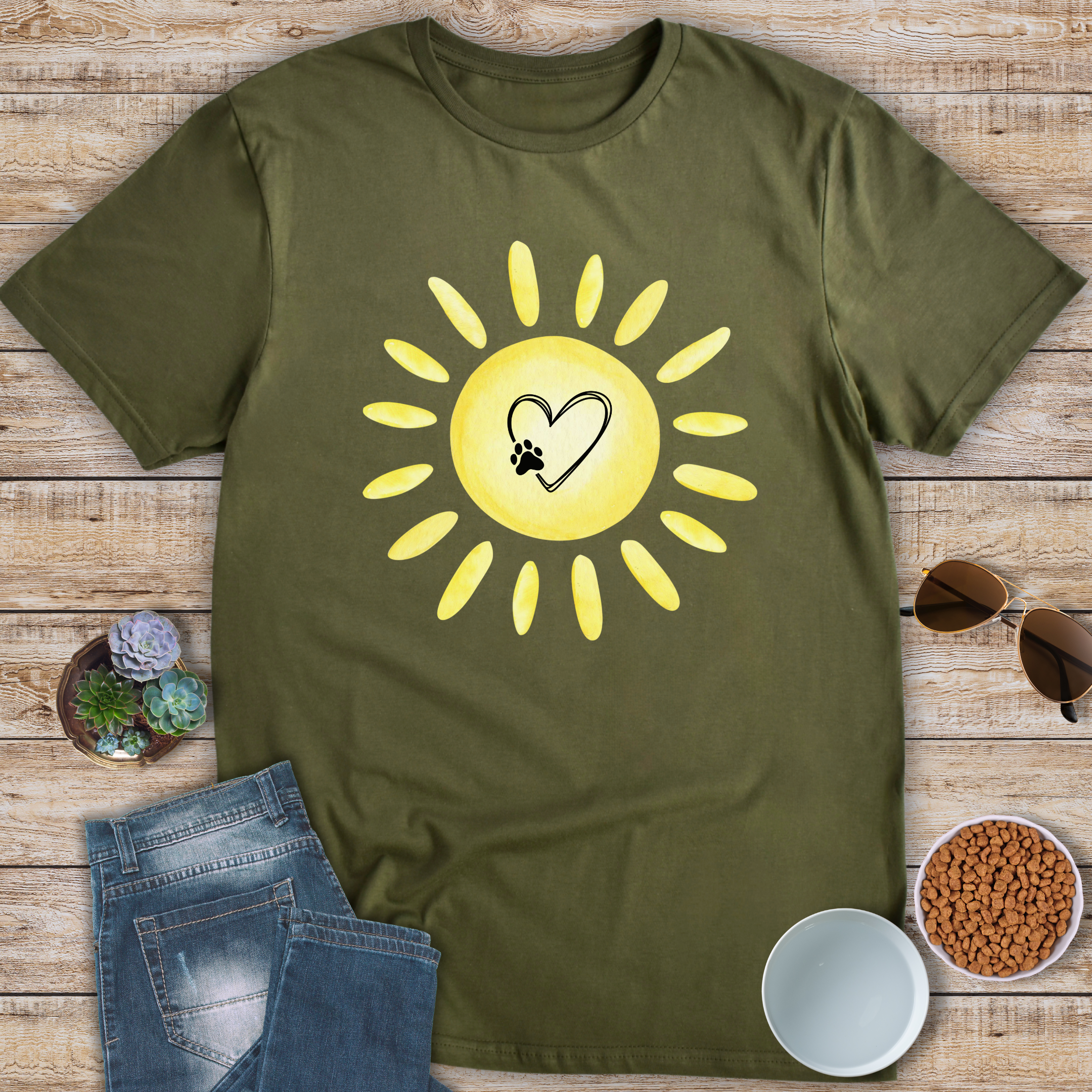 Sunshine and Paws T-Shirt
