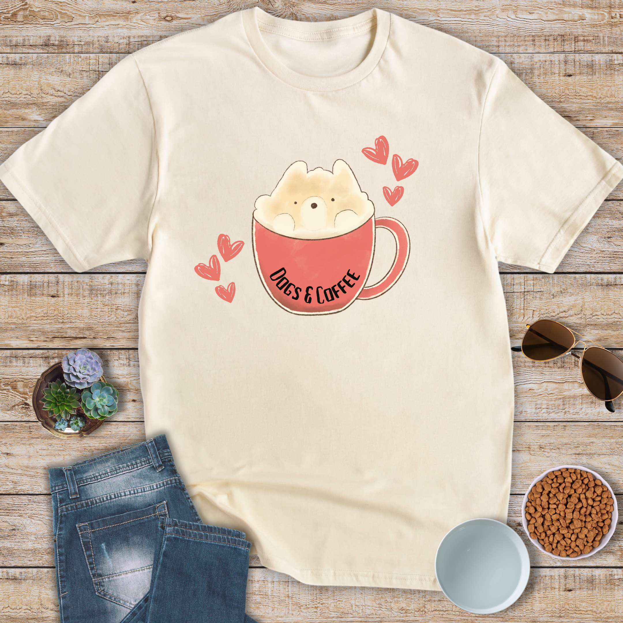 Dogs & Coffee T-Shirt