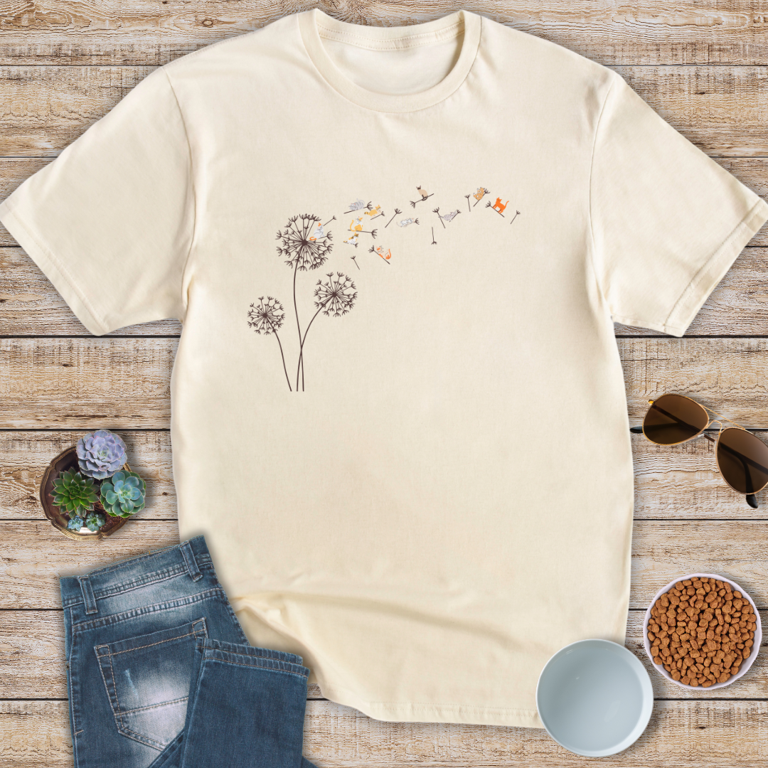 Dandelion Cats T-Shirt