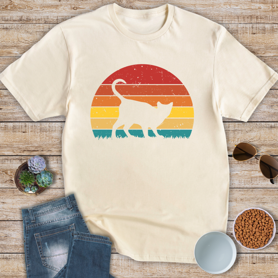 Sunset Cat T-Shirt