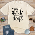 Just A Girl Who Loves Dogs T-Shirt