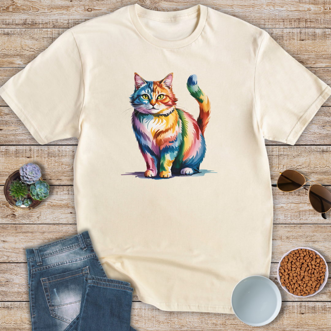 Watercolor Cat T-Shirt