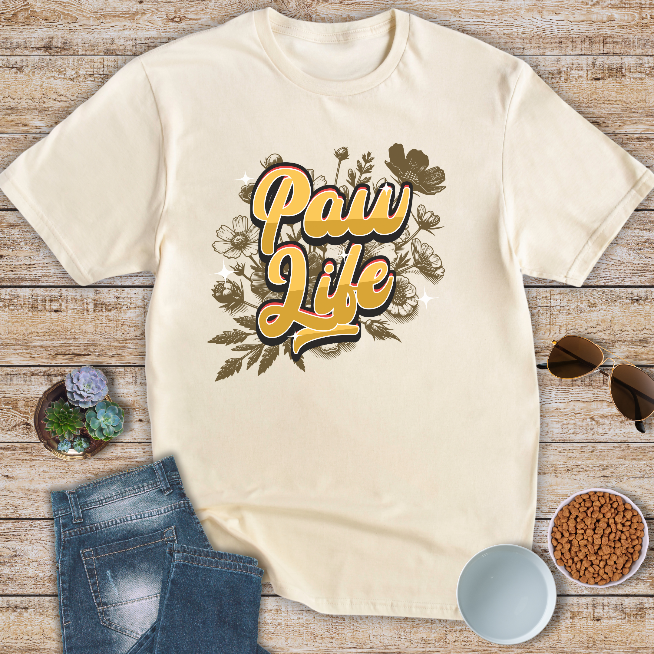 Paw Life Bling T-Shirt