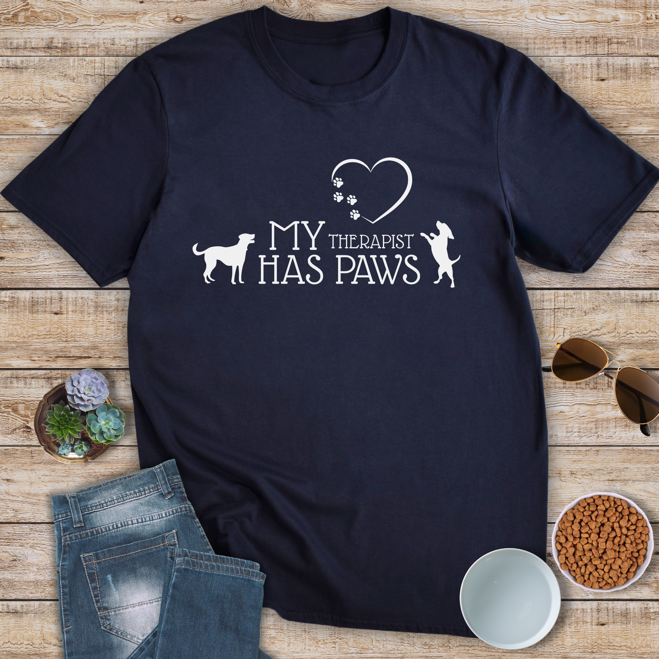 My Therapist Has Paws T-Shirt