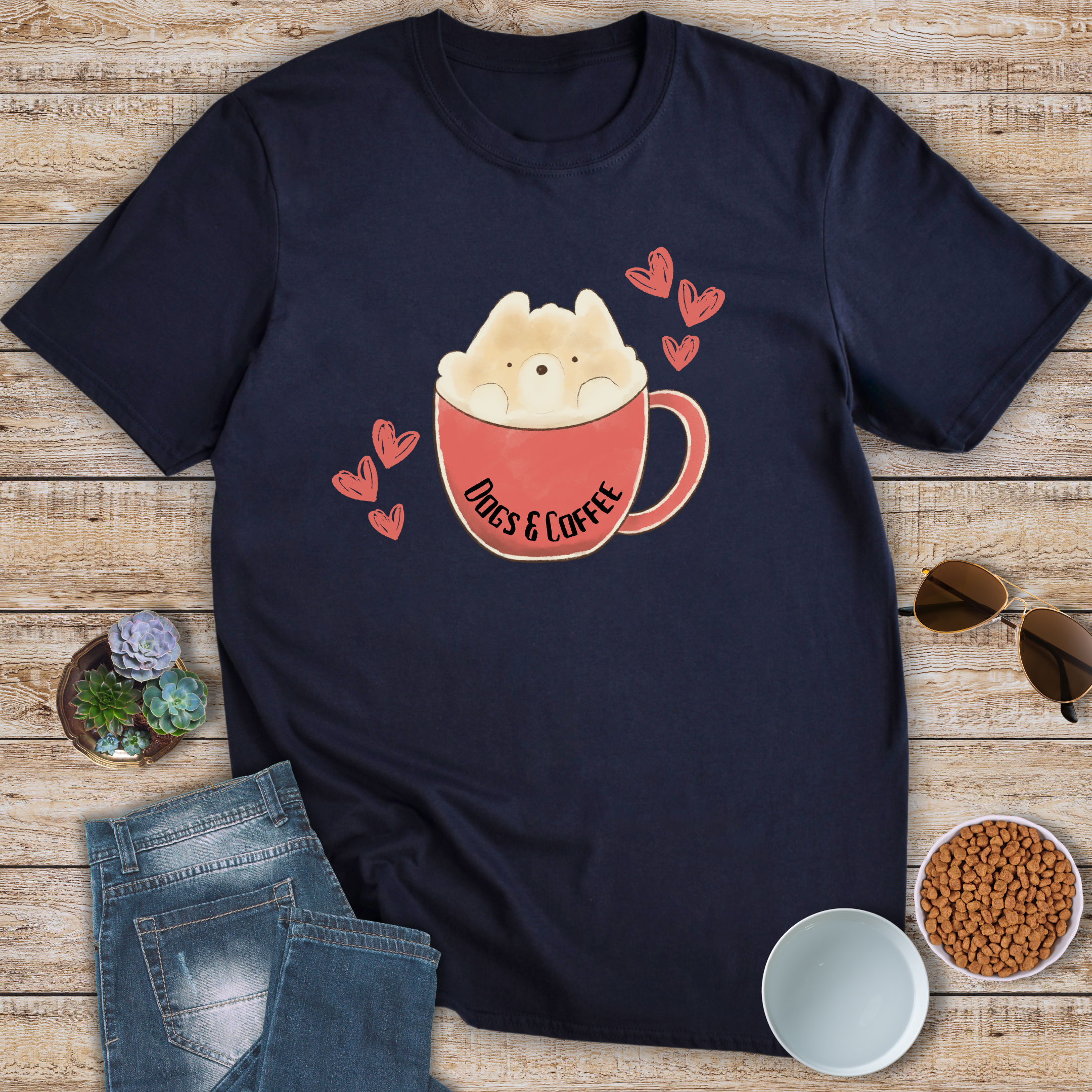 Dogs & Coffee T-Shirt