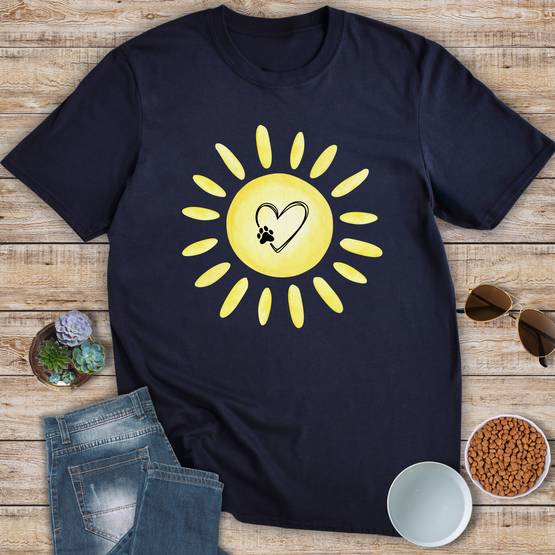 Sunshine and Paws T-Shirt