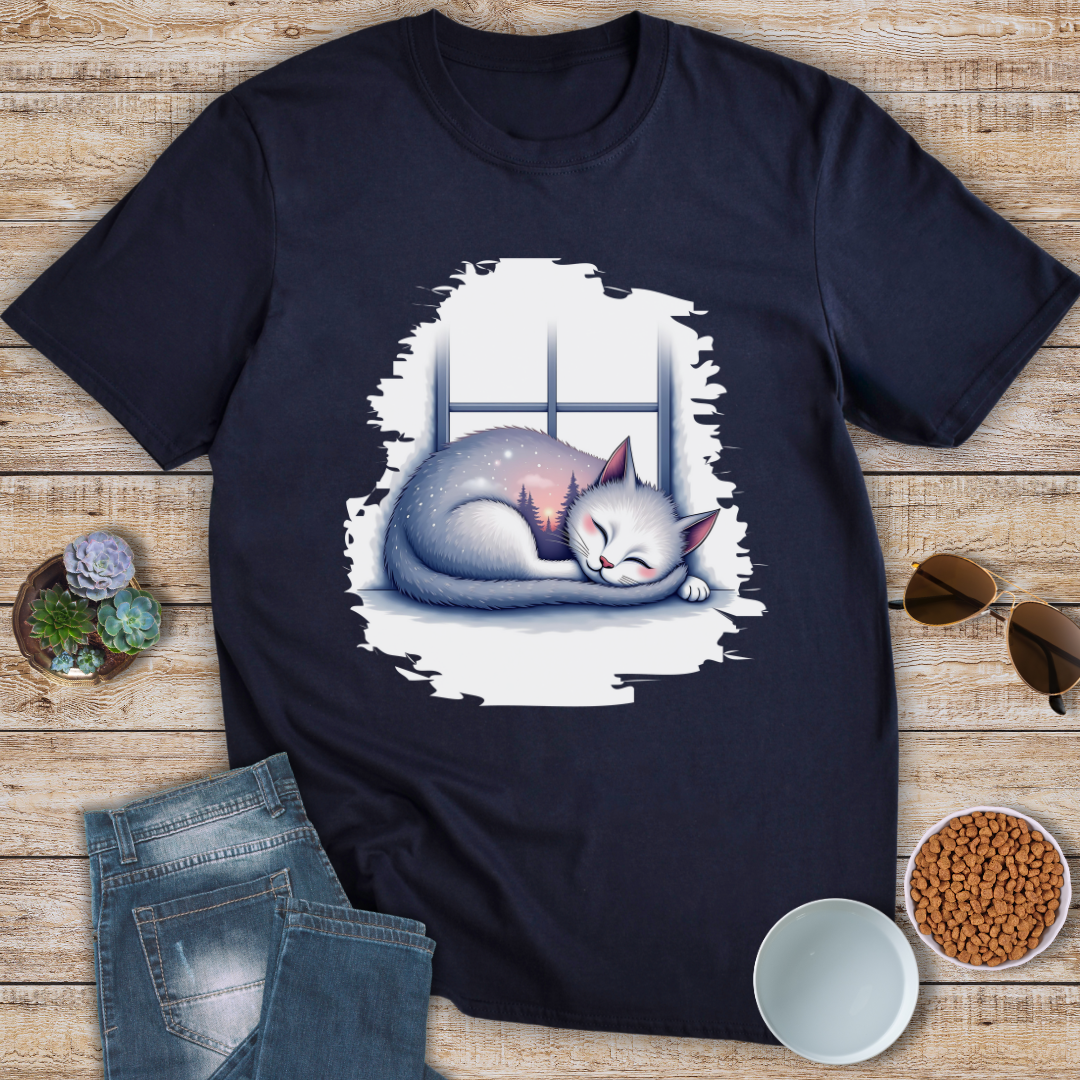 Sleeping Mystical Cat T-Shirt