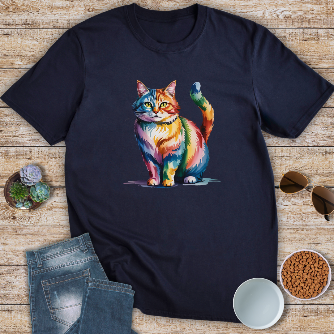 Watercolor Cat T-Shirt