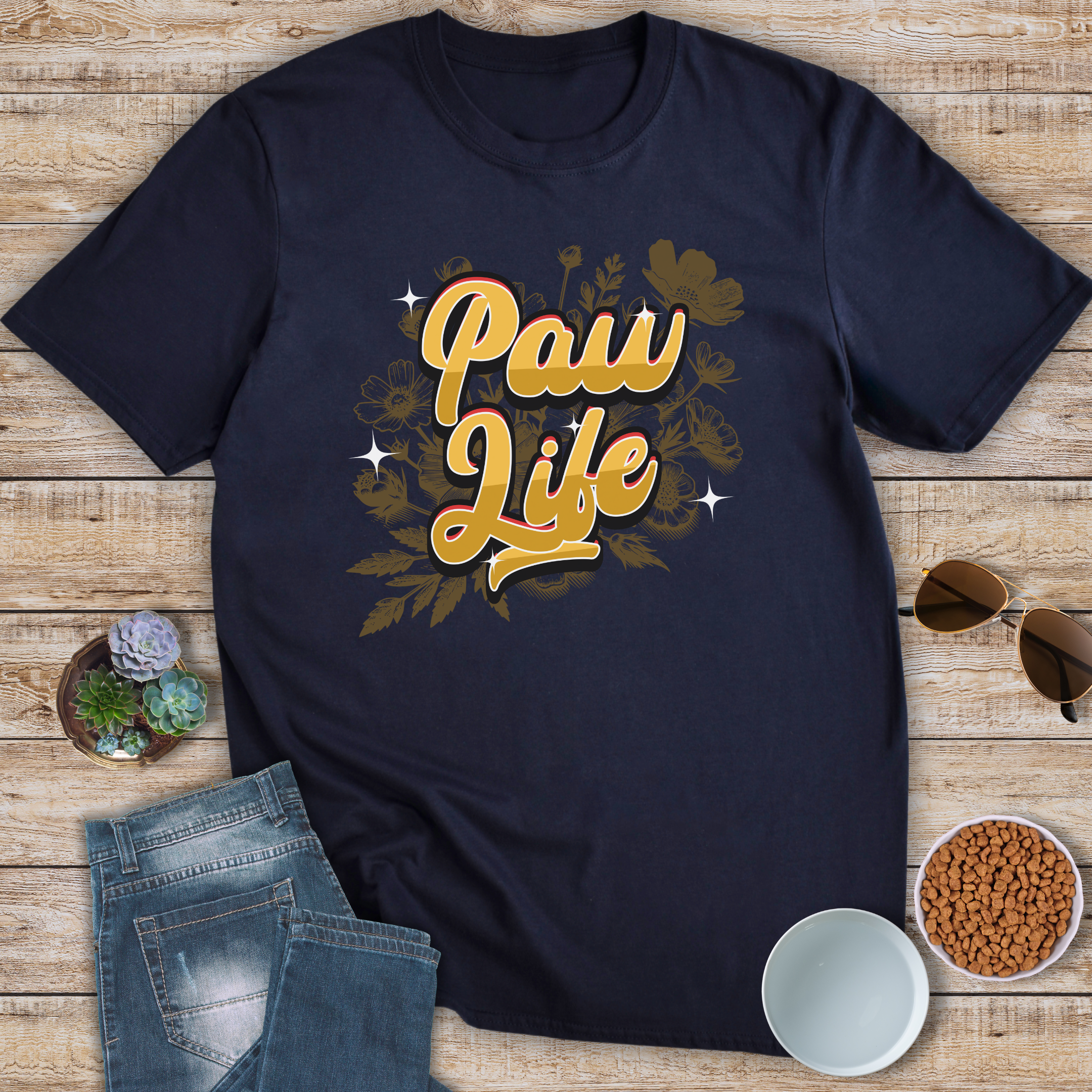 Paw Life Bling T-Shirt