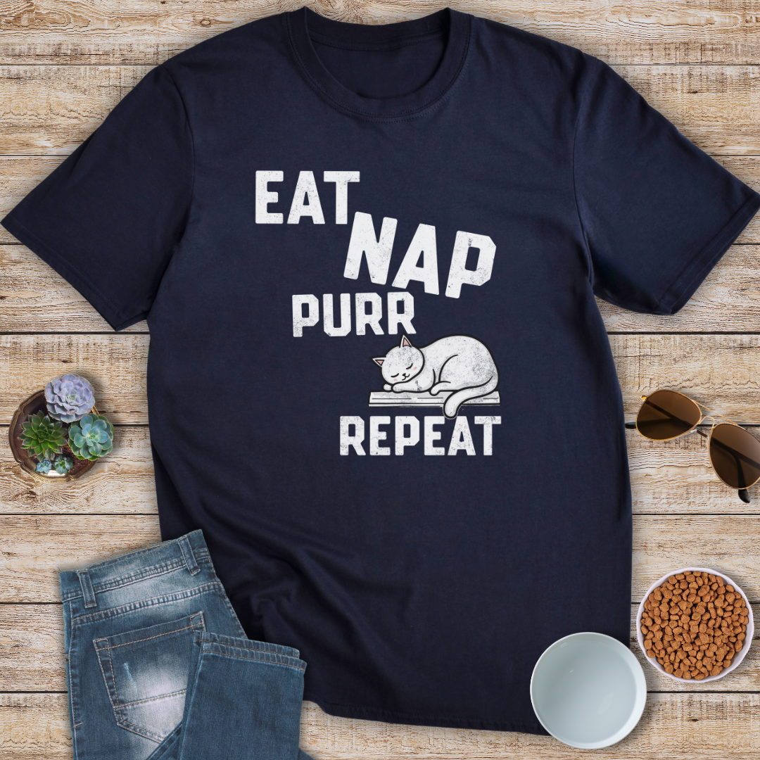 Eat Nap Purr Repeat T-Shirt