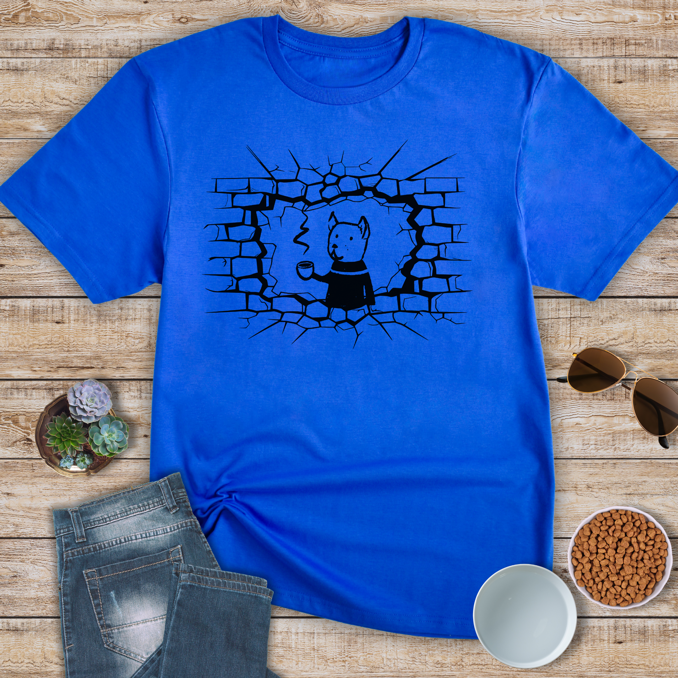 Coffee Dog Boom T-Shirt