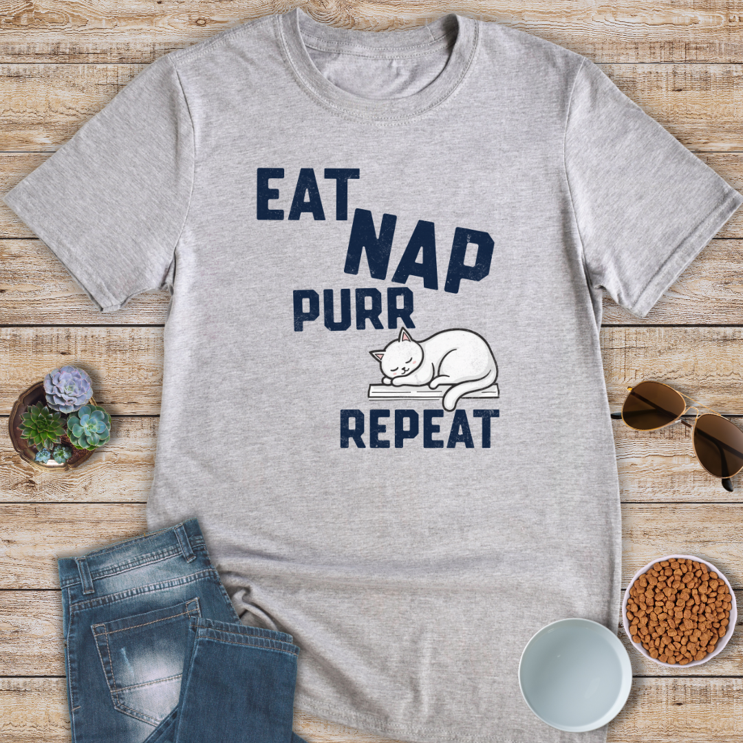 Eat Nap Purr Repeat T-Shirt