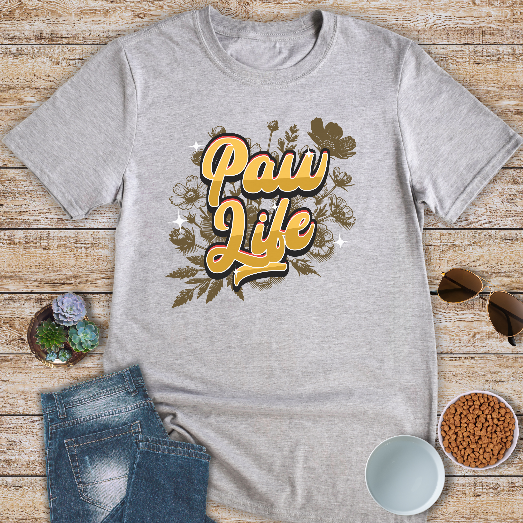 Paw Life Bling T-Shirt