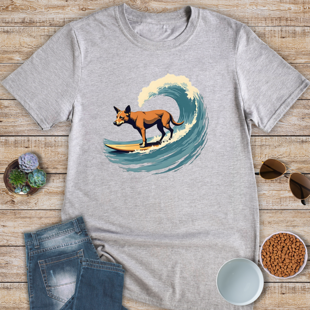 Surfing Dog T-Shirt