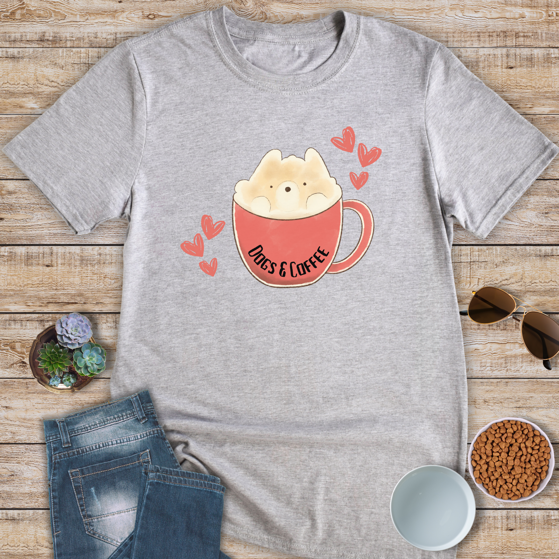 Dogs & Coffee T-Shirt